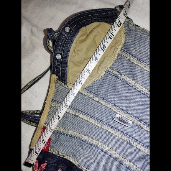 Guess Premium | Denim corset bustier top | Size XS - Picture 11 of 16